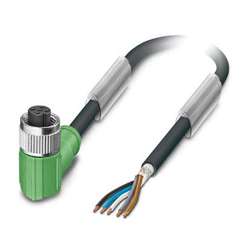 Phoenix Contact 5 way Free Cable End to Female 5 way M12, Straight Sensor Actuator Cable, 10 m