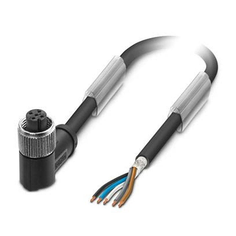 Phoenix Contact 5 way Free Cable End to Female 5 way M12, Straight Sensor Actuator Cable, 20 m