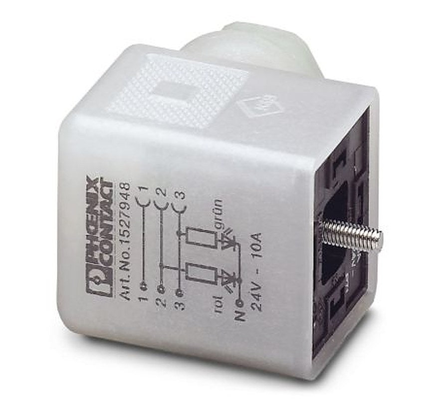 Phoenix Contact SACC-V-5CON-PG9/AD-2L 24V Series Solenoid Valve Connector, 1527948