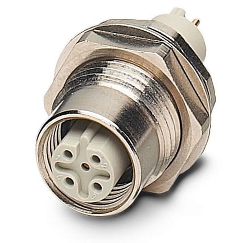 Phoenix Contact Circular Connector, 5 Contacts, Rear, M12 Connector, Socket, Female, IP67, SACC Series