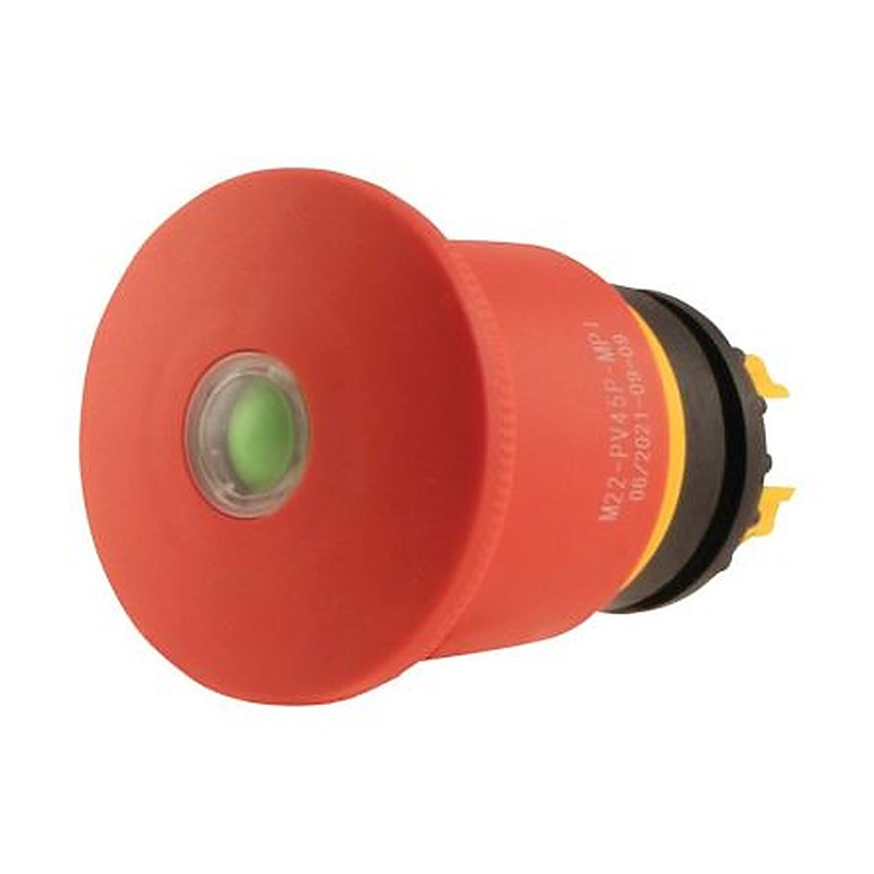 Eaton M22 Series, Pull to Release, Emergency Stop Push Button Head 45 mm Diameter