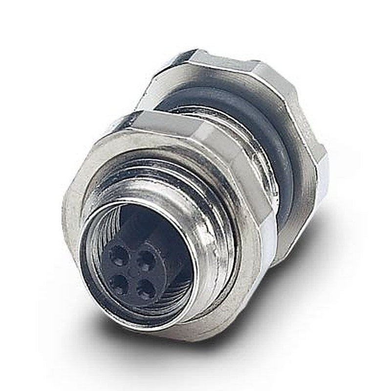Phoenix Contact Circular Connector, 4 Contacts, Rear, M5 Connector, Socket, Female, IP67, SACC Series