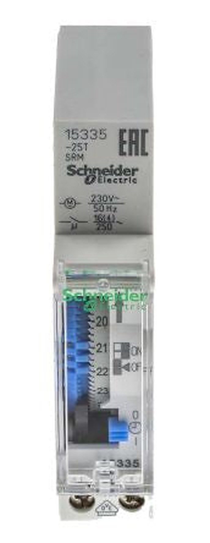 Schneider Electric Analogue Acti9 DIN Rail Time Switch 230V ac