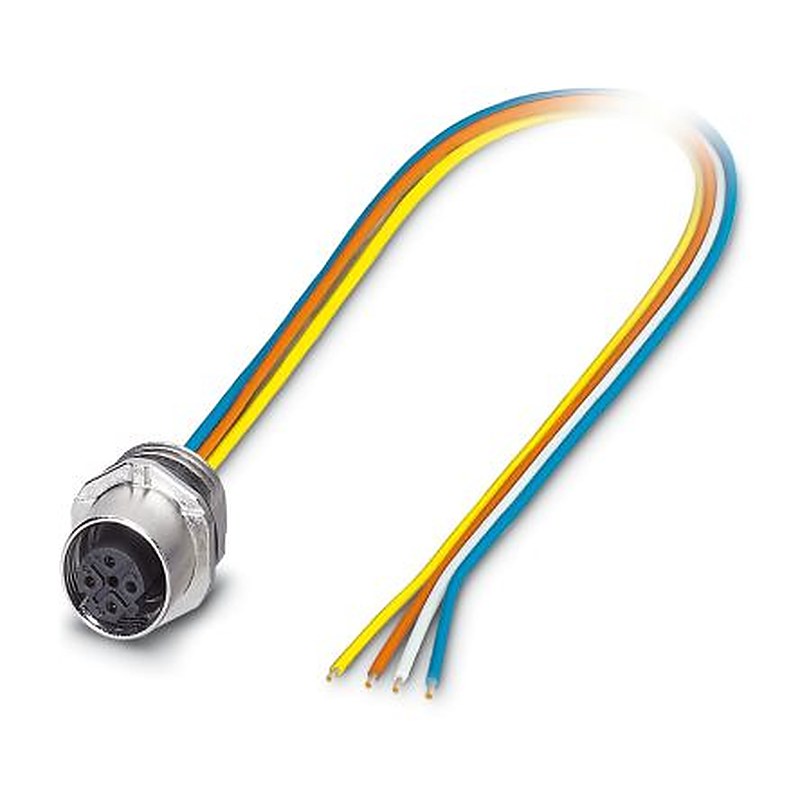 Phoenix Contact Ethernet Cable, SACC-E-FSD-4CON-M16/0.5 SCO Series