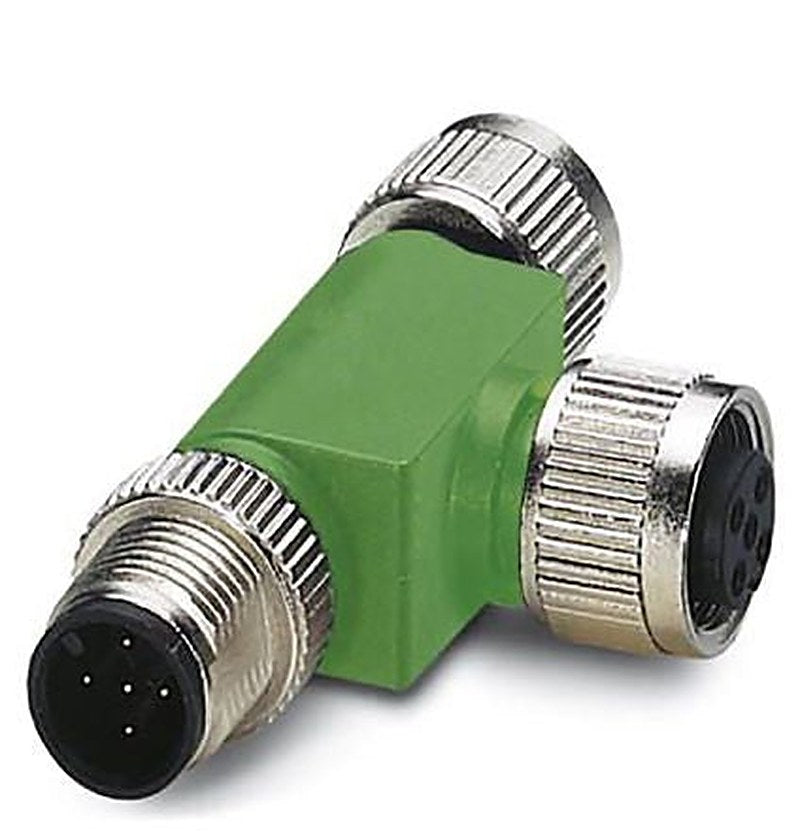Phoenix Contact Straight Circular Connector Adapter 5 M12 Male 5 M12 Male