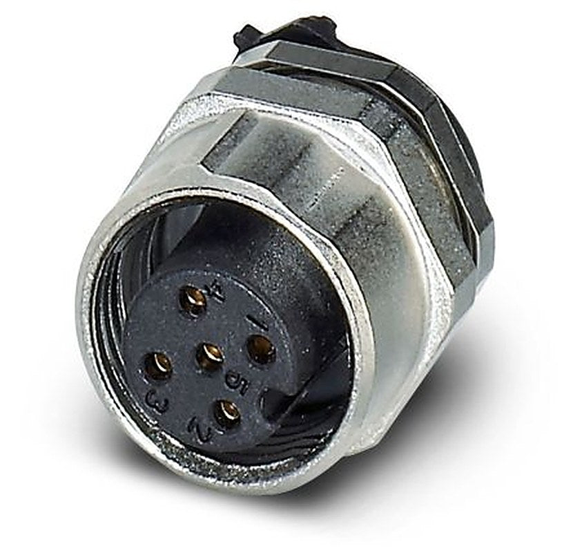Phoenix Contact Industrial Circular Connector, 5 Contacts, Rear, M12 Connector, Socket, Male, IP67, CA Series