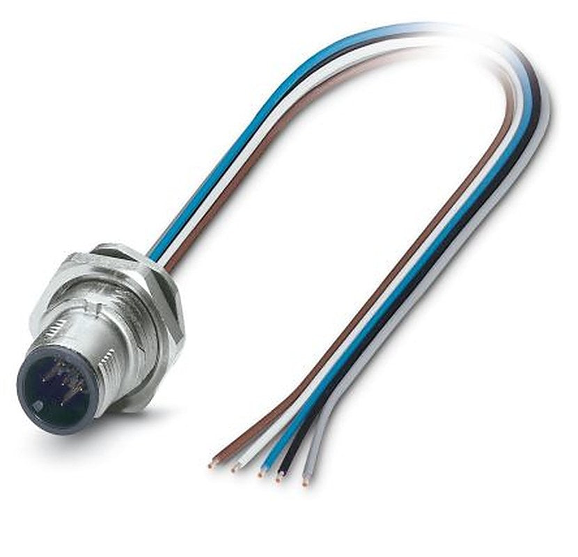 Phoenix Contact Circular Connector, 5 Contacts, Panel Mount, M12 Connector, Plug, Male, IP65, IP67, SACC Series