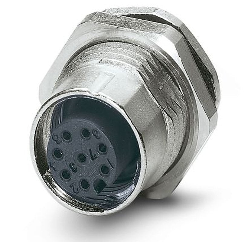 Phoenix Contact Circular Connector, 8 Contacts, Rear, M12 Connector, Socket, Female, IP65, IP67