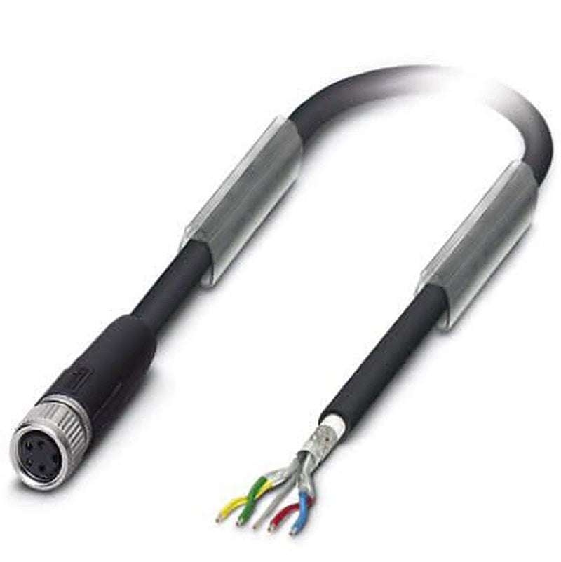Phoenix Contact Female 4 way M8, Straight to Straight Socket M8 Bus Cable, 20 m