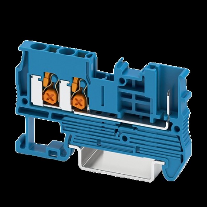 Phoenix Contact 1544640 XT 2.5 Series Terminal Block Blue, 2.5mm², 3-Level, Push-in, EN 45545-2 HL3