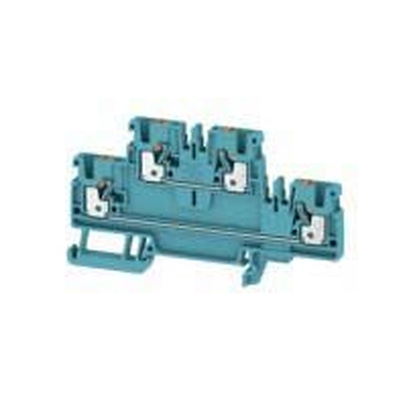 Weidmüller 1547620000 DIN Rail Terminal Block Blue, 2.5mm², 2-Level, Push-in