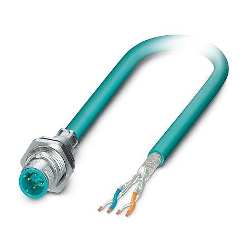 Phoenix Contact Circular Connector, 4 Contacts, Front, M16 Connector, Plug, Male, IP65, IP67, 1551 Series
