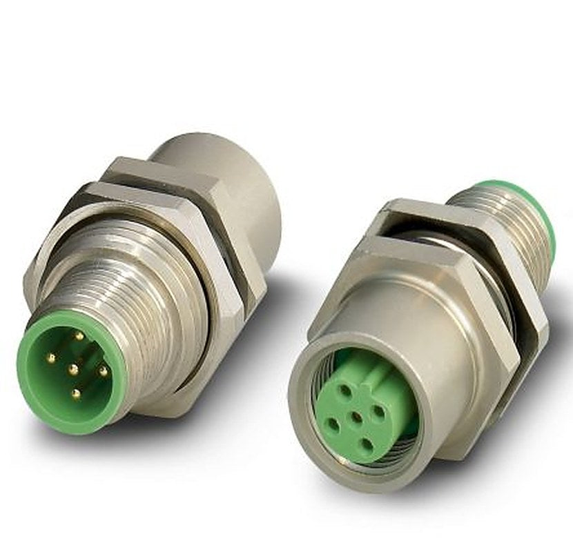 Phoenix Contact Circular Connector, 5 Contacts, Bulkhead Mount, M12 Connector, Socket, Male, IP67, SACC Series
