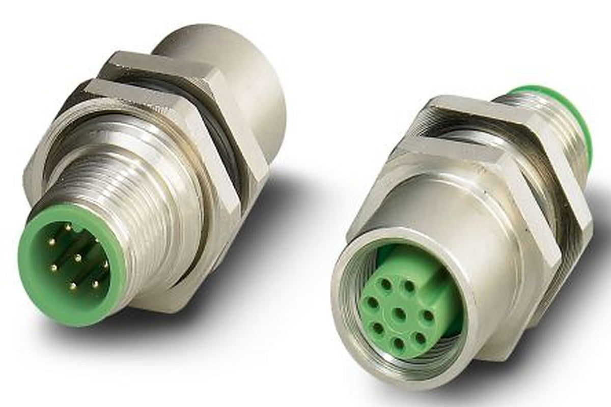 Phoenix Contact Circular Connector, 8 Contacts, Screw, M12 Connector, Socket, Female, IP67