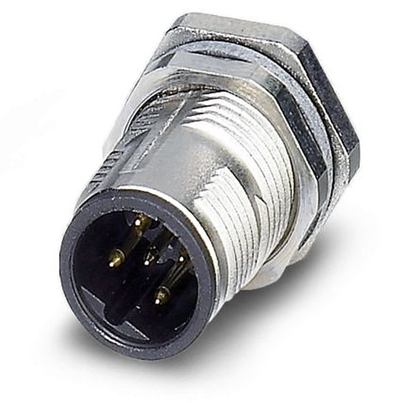Phoenix Contact Circular Connector, 5 Contacts, Rear, M12 Connector, Plug, Male, IP67, SACC Series