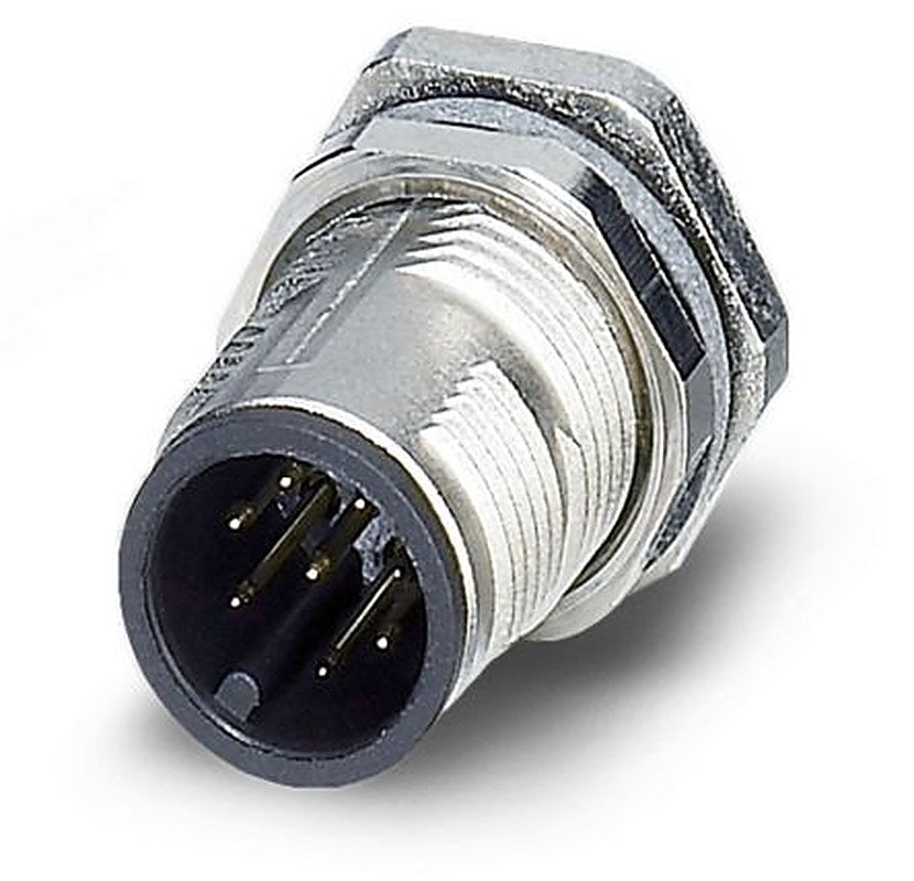 Phoenix Contact Circular Connector, 8 Contacts, Rear, M12 Connector, Plug, Male, IP65, IP67