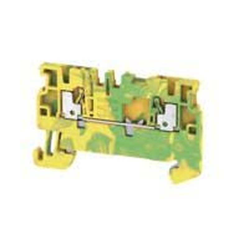 Weidmüller DIN Rail Terminal Block Yellow, Green, 1.5mm², 1-Level, Push-in