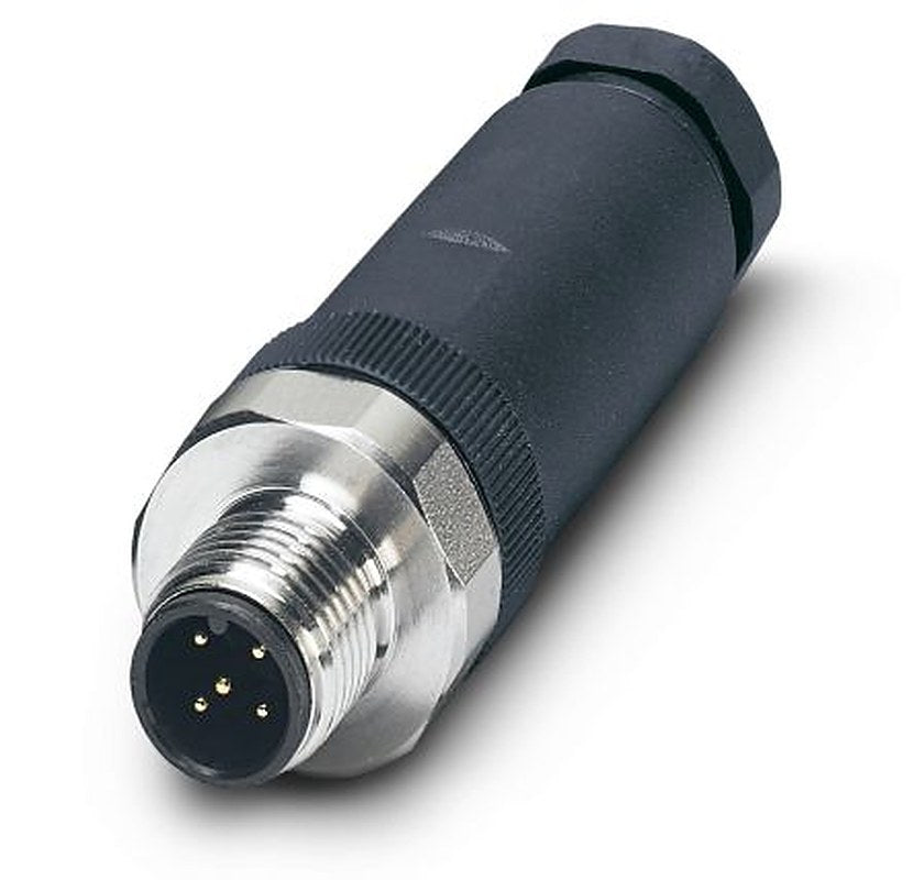 Phoenix Contact Circular Connector, 5 Contacts, Screw, M12 Connector, Plug, IP65, IP67, IP69K, SACC Series