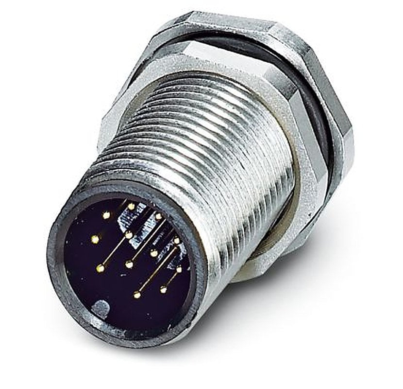 Phoenix Contact Circular Connector, 12 Contacts, Rear, M12 Connector, Plug, Male, IP67