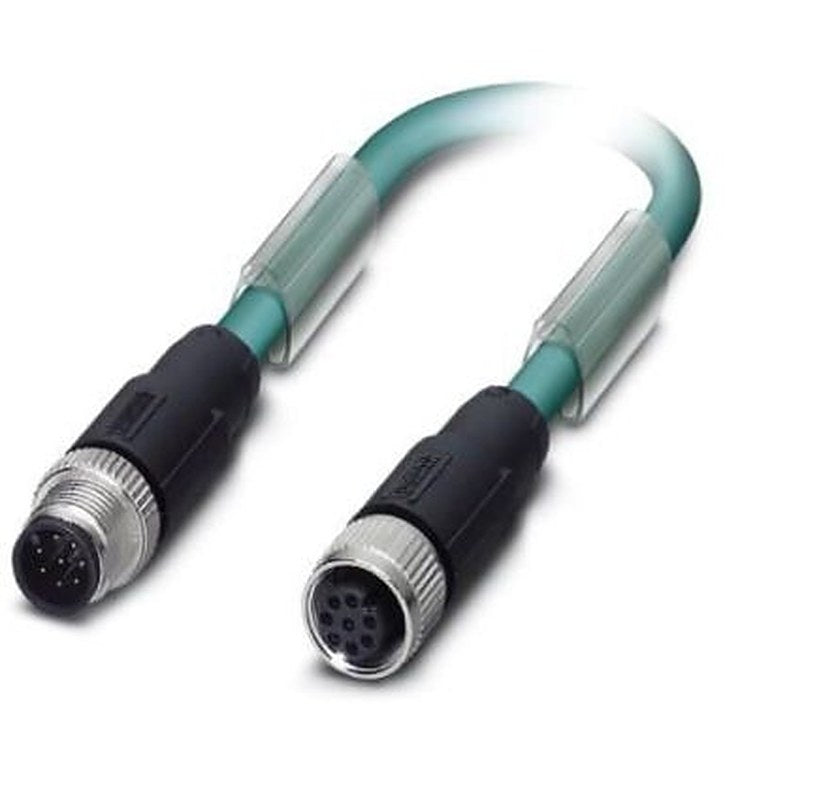 Phoenix Contact NBC, 10 m Cat5 Ethernet Cable, Blue, Shielded 8 Screened Polyvinyl Chloride Sheath