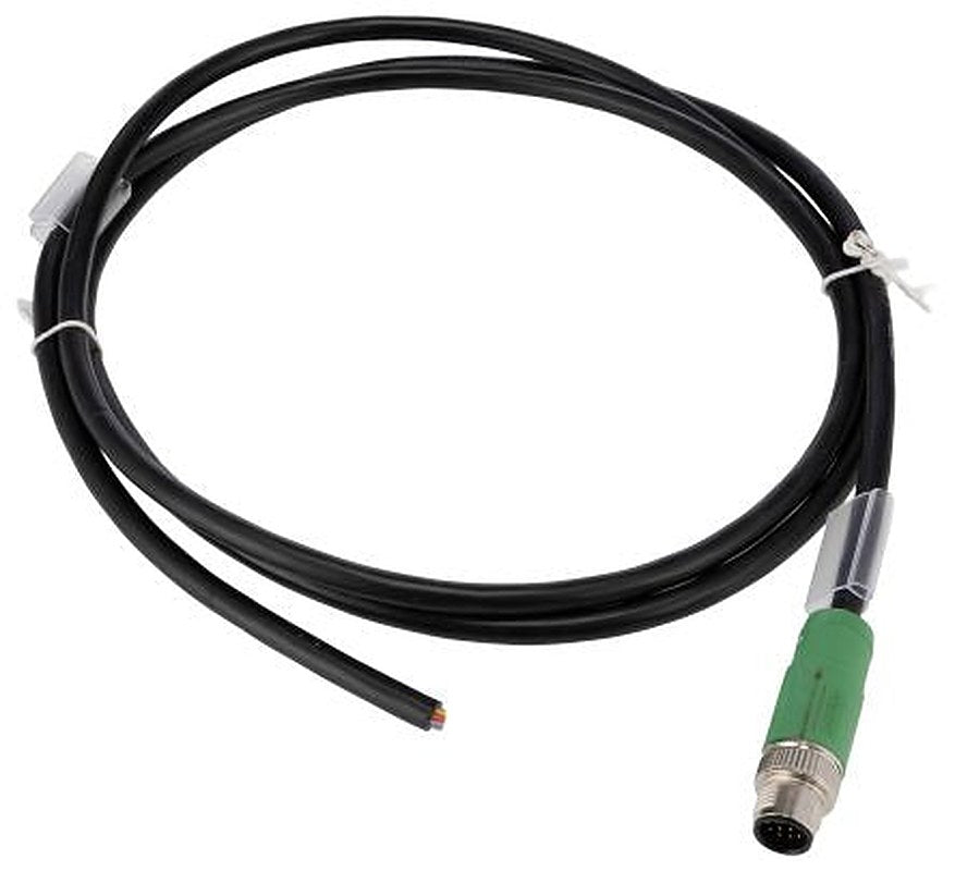 Phoenix Contact Male 12 way M12 to Unterminated 12 way Unterminated Sensor Actuator Cable, 1.5 m