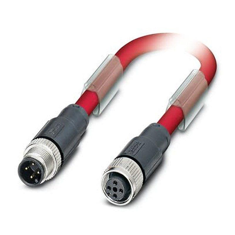Phoenix Contact SAC Series Bus Cable, 2 Pairs, 0.5 mm², 10 m, Red Sheath Polyvinyl Chloride