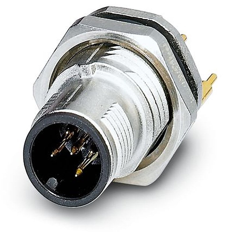 Phoenix Contact Circular Connector, 5 Contacts, Rear, M12 Connector, Plug, Male, IP65, IP67