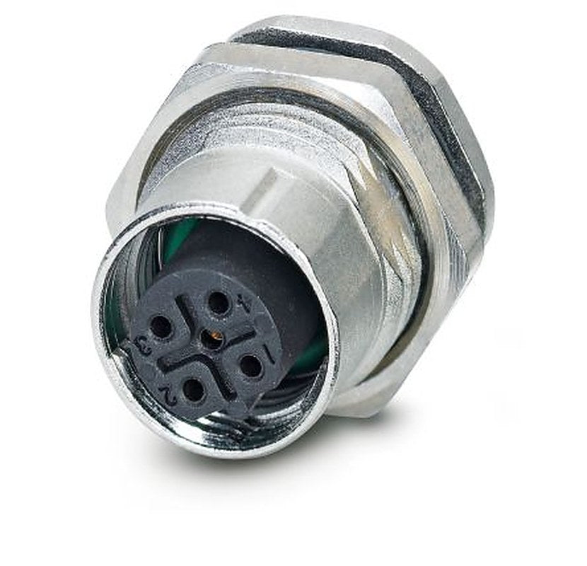 Phoenix Contact Circular Connector, 5 Contacts, Rear, M12 Connector, Socket, Female, IP67, SACC Series