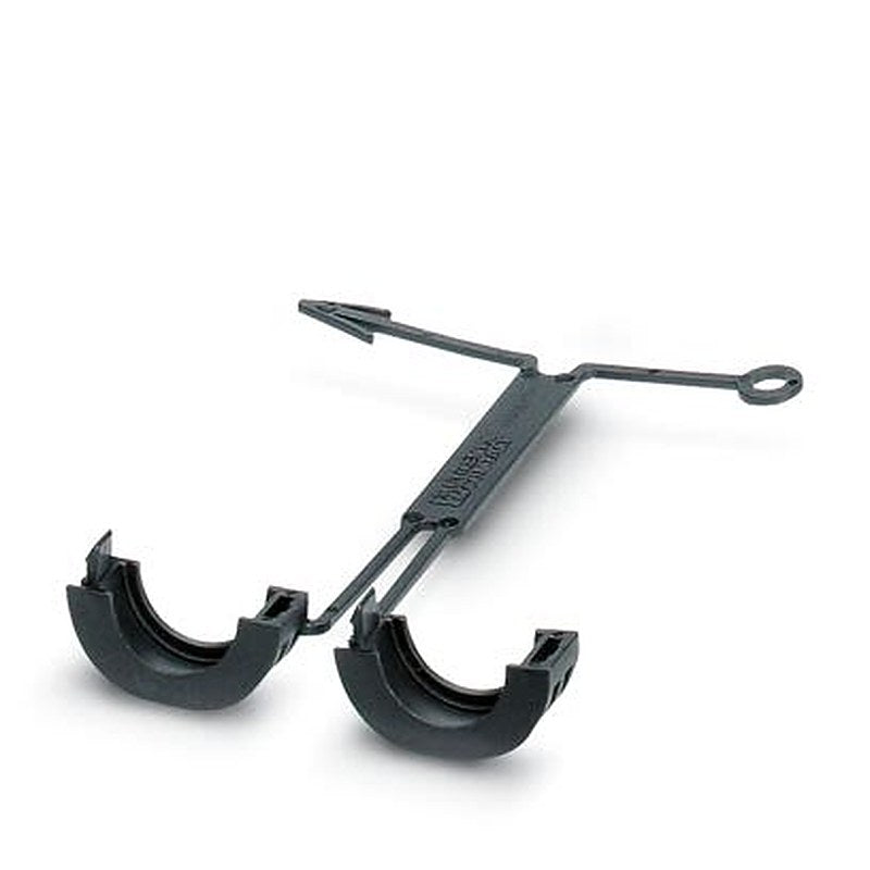 Phoenix Contact Black Thermoplastic Elastomer Cable Clip, 15 mm Max. Bundle Clip-On