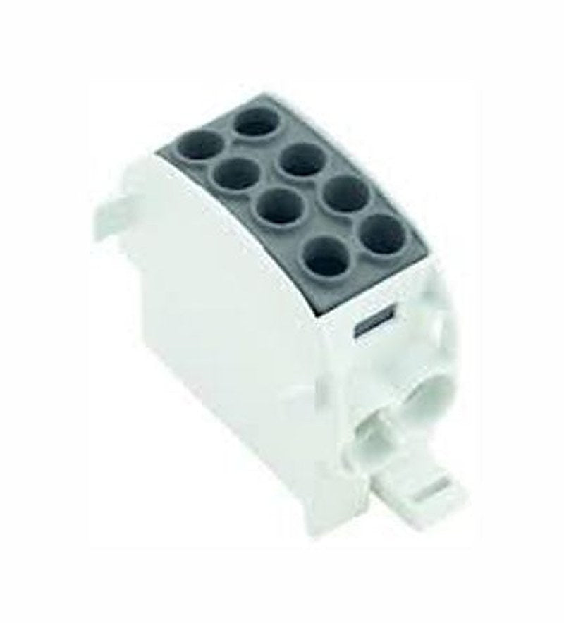 Weidmüller Distribution Block, 2 Way, 1kV ac/dc, 202A, Black