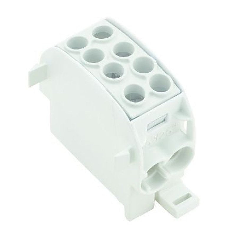 Weidmüller Distribution Block, 2 Way, 1kV ac/dc, 202A, Grey