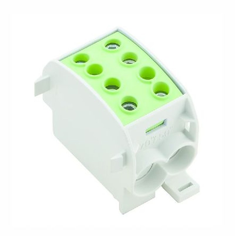 Weidmüller Distribution Block, 2 Way, 1kV ac/dc, 300A, Green
