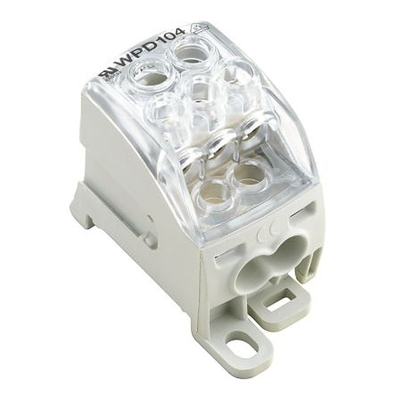 Weidmüller 1562000000 WPD Series Distribution Unit Grey, 25mm², 1-Level, Screw, IECEx/ATEX