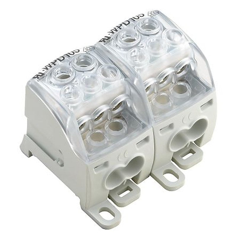 Weidmüller 1562180000 WPD Series Distribution Unit Light Grey, 1-Level, Screw, IECEx/ATEX