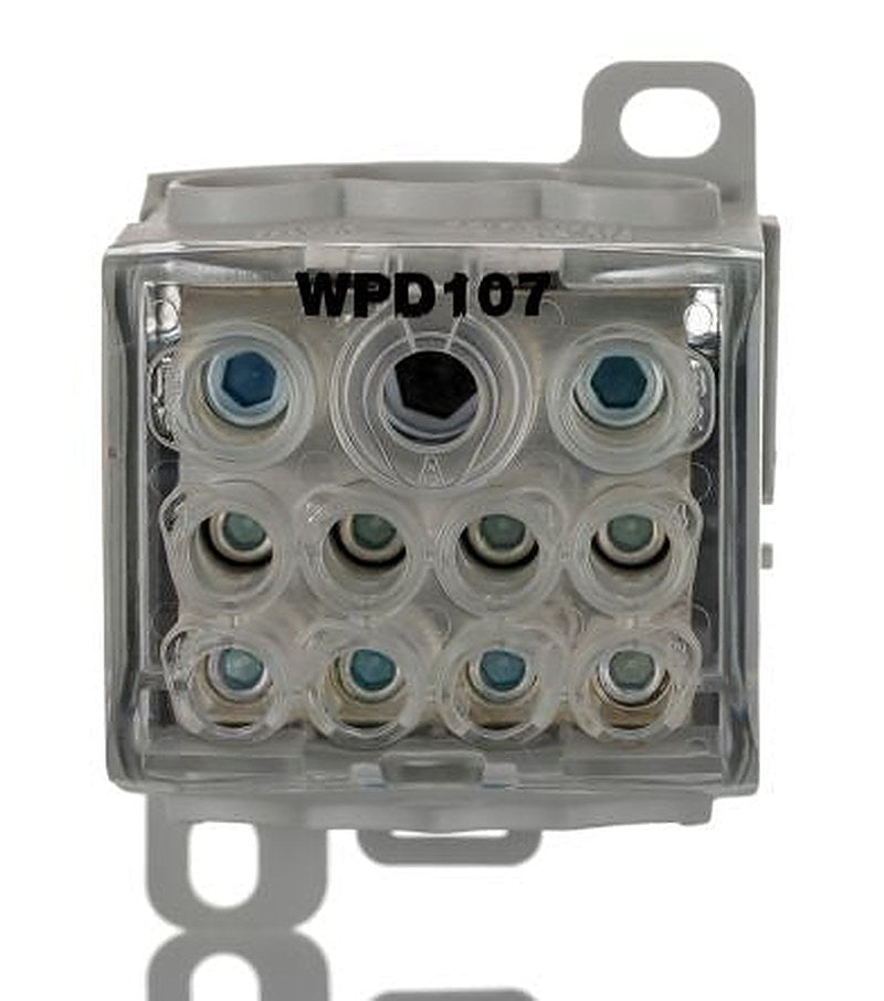Weidmüller 1562220000 WPD Series Distribution Block Grey, 1-Level, Screw, IECEx/ATEX