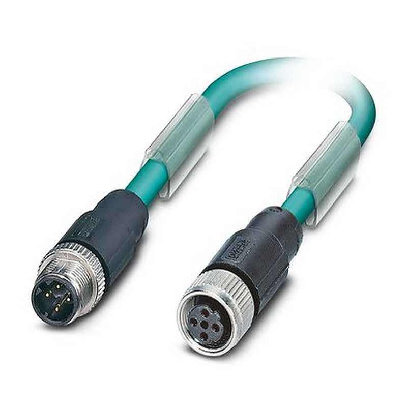 Phoenix Contact Bus Bus Cable, 4 Cores, 0.14mm² 26 AWG, Screened, 2 m, Blue Polyurethane Sheath