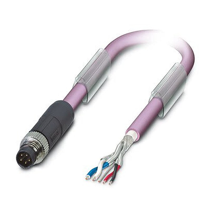 Phoenix Contact Bus Bus Cable, 5 Cores, 0.34mm² 24 AWG, Screened, 5 m, Red Polyurethane Sheath