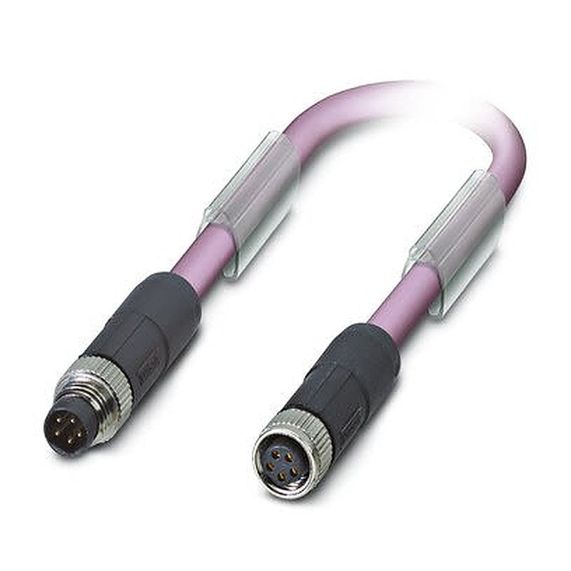 Phoenix Contact Bus Bus Cable, 2 Cores, 0.25mm² 24 AWG, Screened, 500 mm Polyurethane Sheath