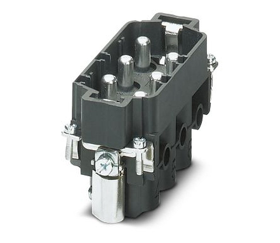 Phoenix Contact HC Series Heavy Duty Power Connector Insert, 6-Contact, 2 Row, 1580538