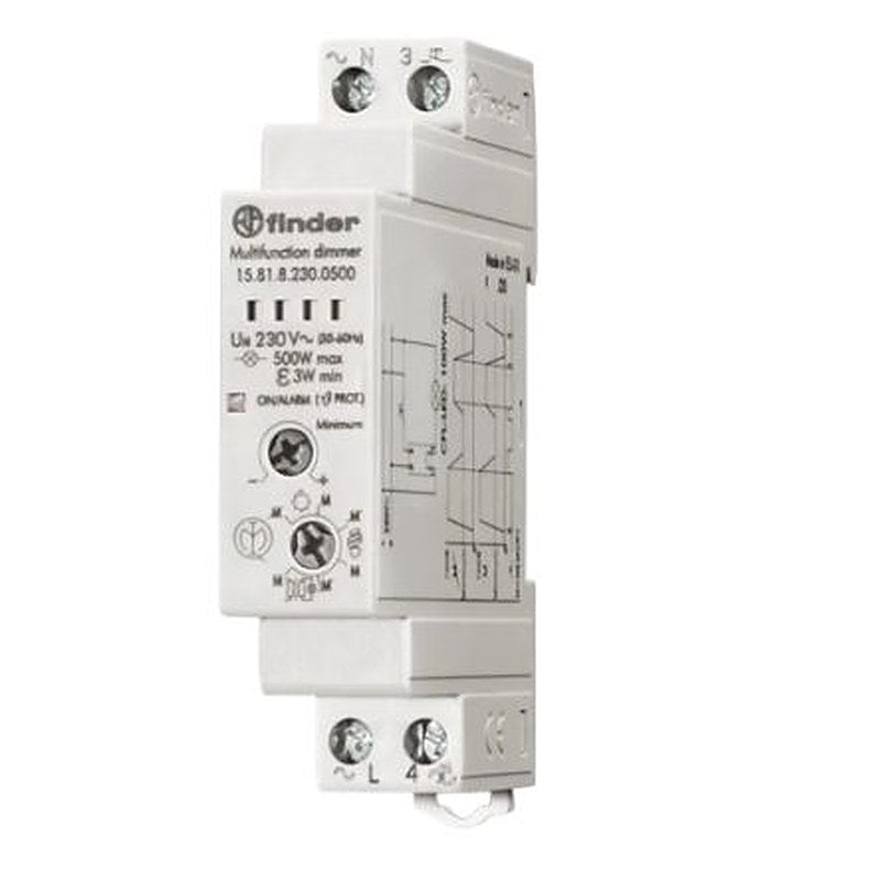 Finder Dimmer Switch, 230V ac, 500 W