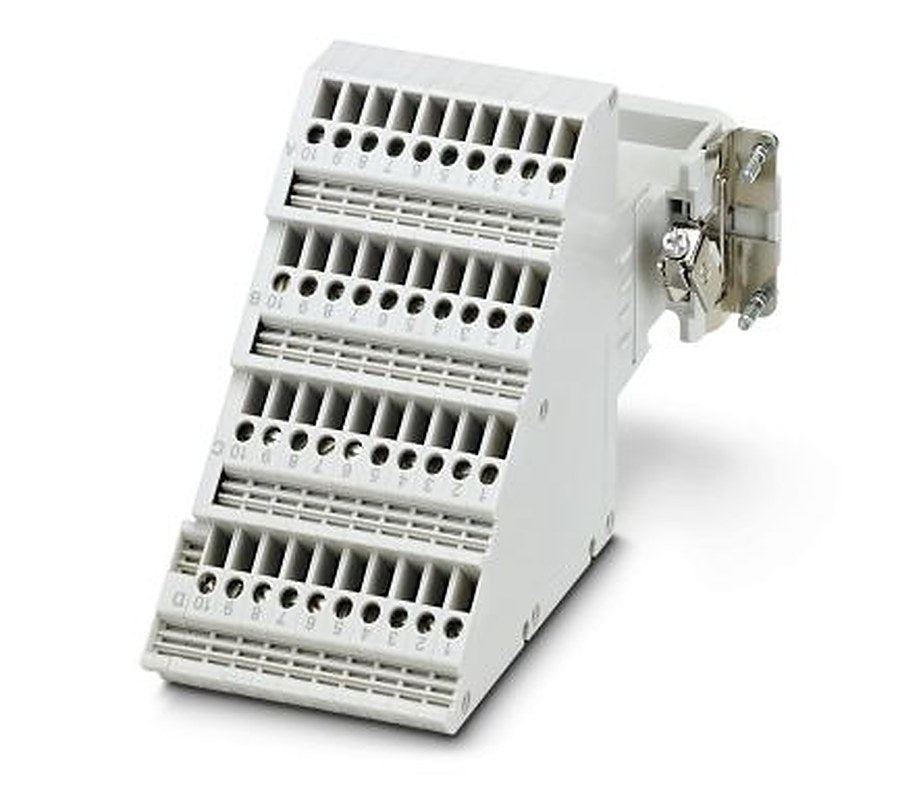 Phoenix Contact HC-D 40-A-UT-PEL-F Series Heavy Duty Power Connector Insert, 40-Contact, 4 Row, 1584253