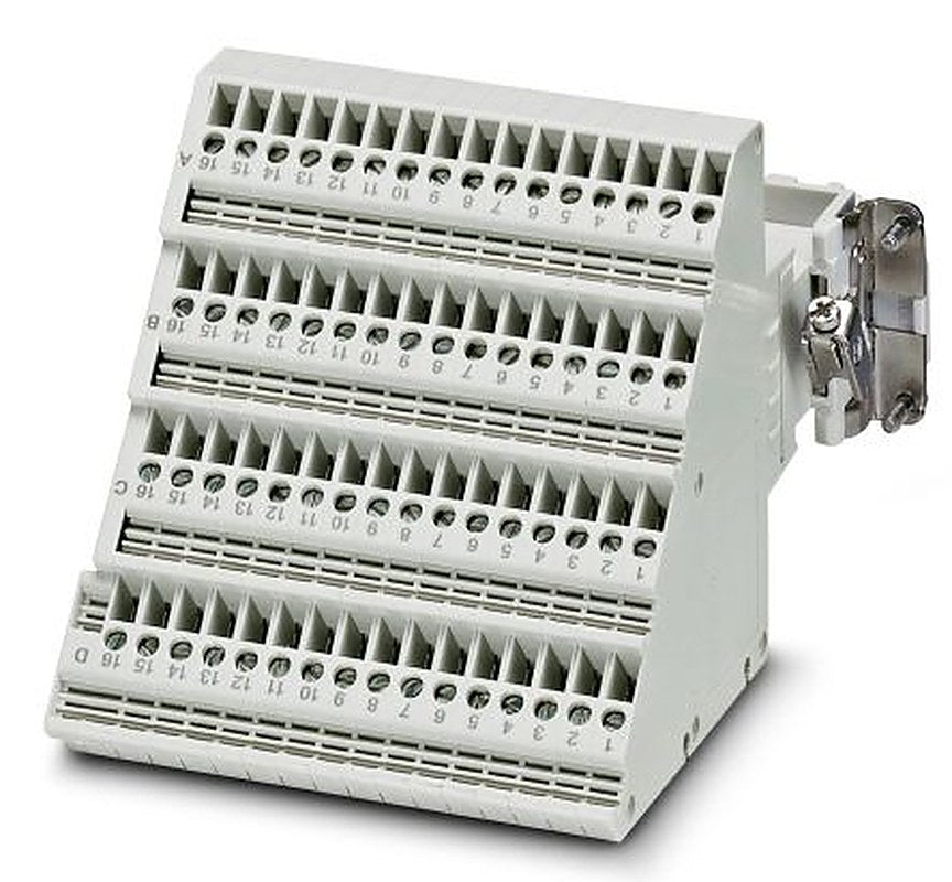 Phoenix Contact 1584295 HC-D 64-A-UT-PEL-F Series Terminal Adapter Grey, 0.2mm², 2.5 mm², Screw