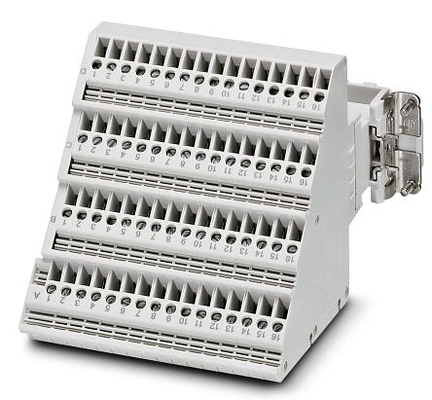 Phoenix Contact 1584321 HC-D 64-A-UT-PER-F Series Terminal Adapter Grey, 0.2mm², 2.5 mm², Screw
