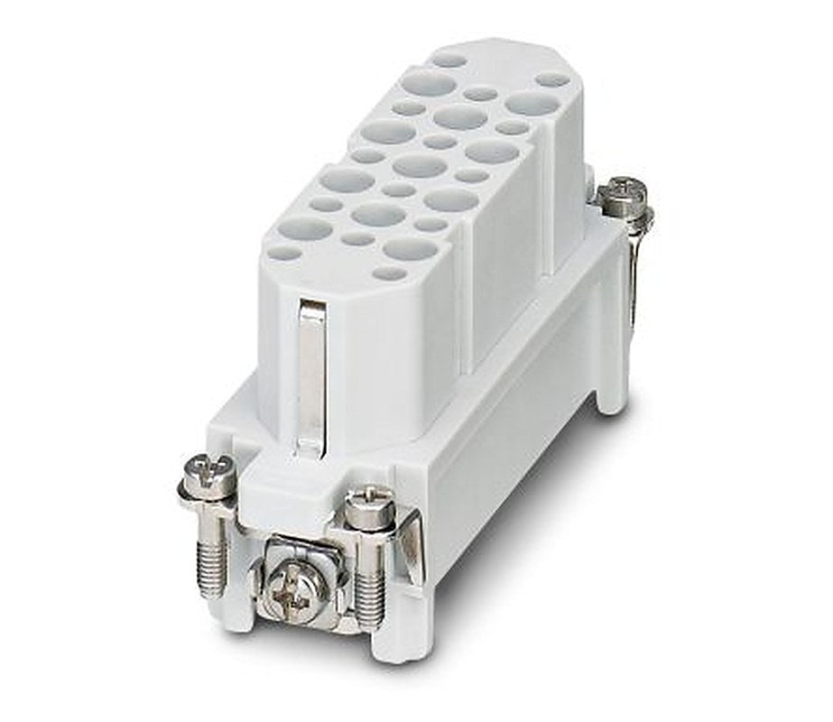 Phoenix Contact HC-D 25 Series Heavy Duty Power Connector Insert, 25-Contact, 3 Row, 1584402
