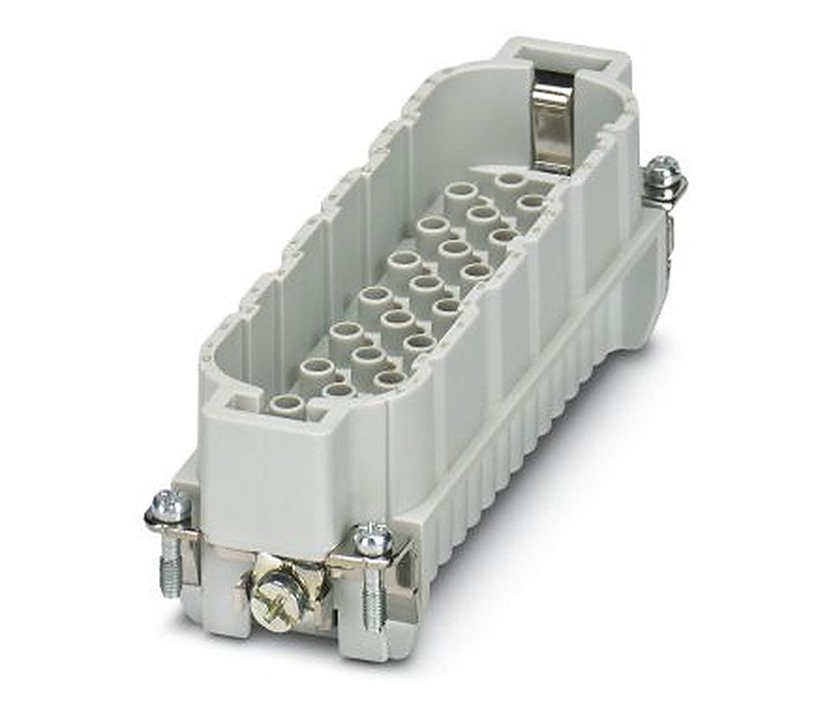 Phoenix Contact HC-D64 Series Heavy Duty Power Connector Insert, 64-Contact, 4 Row, 1584431