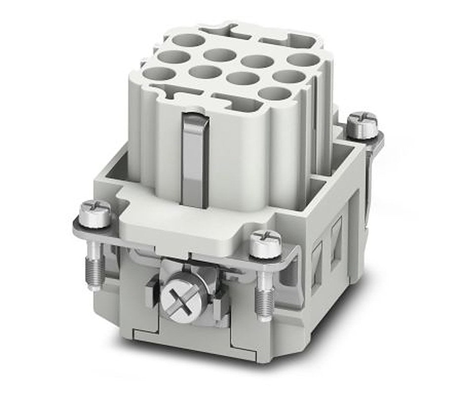 Phoenix Contact Heavy Duty Power Connector Insert, 16A, HC-BB10 Series Female, 10 Contacts