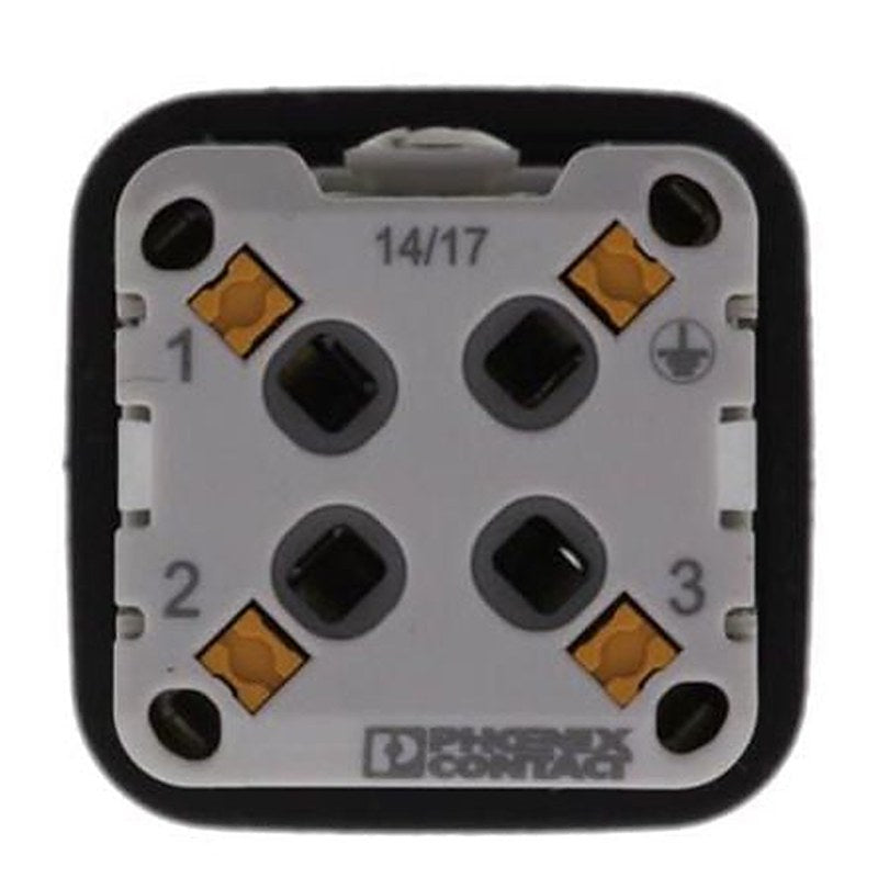Phoenix Contact HC-A03 Series Heavy Duty Power Connector Insert, 3-Contact, 2 Row, 1585252