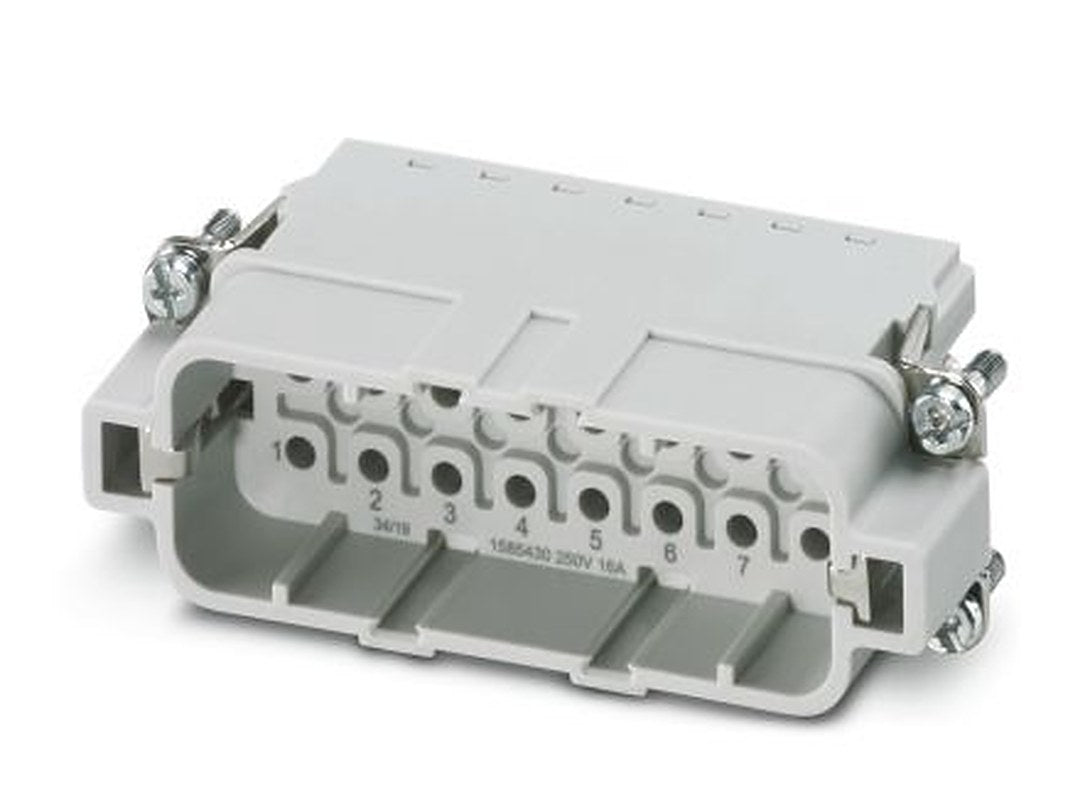 Phoenix Contact A16 Series Heavy Duty Power Connector Insert, 16-Contact, 2 Row, 1585430