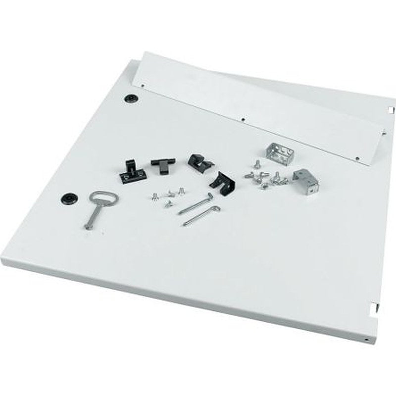 Eaton Lockable Steel Black RAL 7035 Enclosure, 600 mm H, 575mm W, 35 mm D, 35 mm L for Use with Screw Accessories,