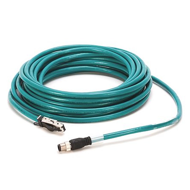 Allen Bradley 1585D, 10 m Cat5e Ethernet Cable, Green Polyvinyl Chloride Sheath, Foil